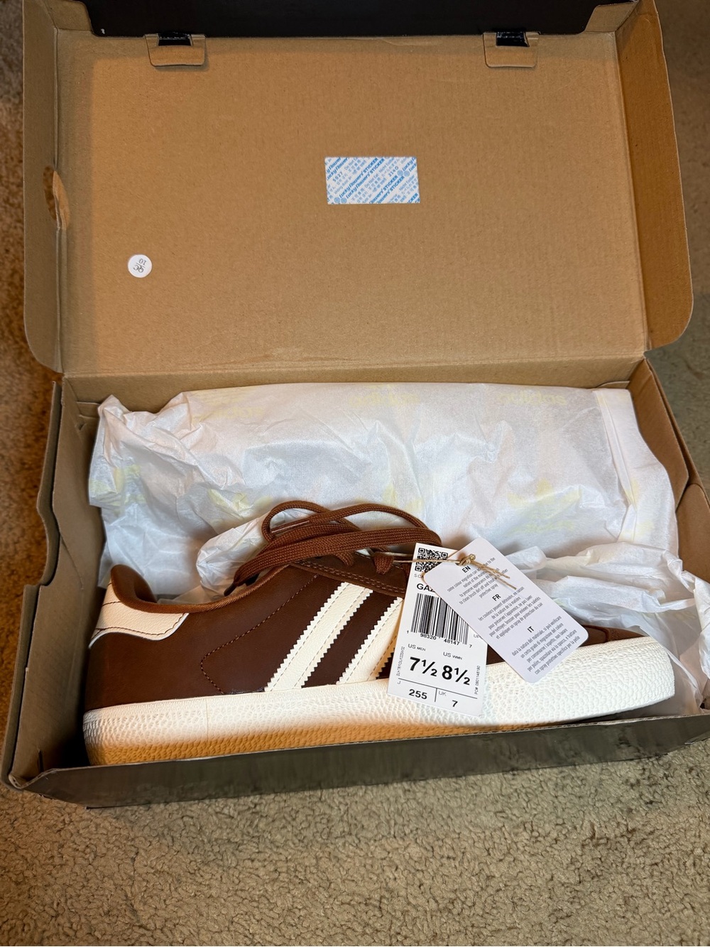 adidas GAZELLE ADV SHOES - Picture 6 of 7